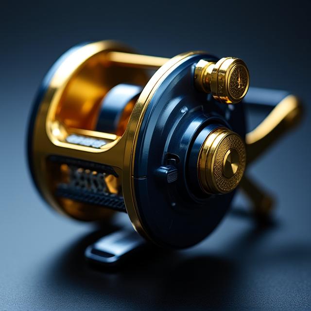 Gold-plated Aurelius Casting Reel
